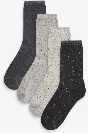 Next Monochrome Neppy Cushion Sole Socks 4 Pack One