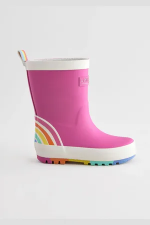 Little Bird Pink Rainbow Welly Boots AU 4 (EU 20.5)