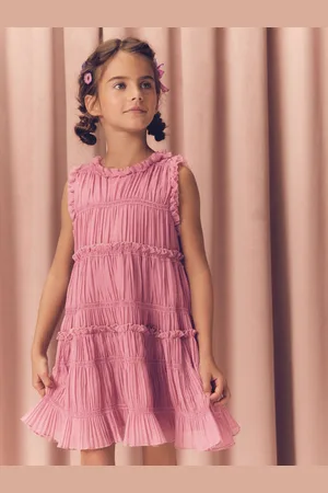 Next Shirred Ruffle Party Dress (3-16yrs) 11 Years (146cm)