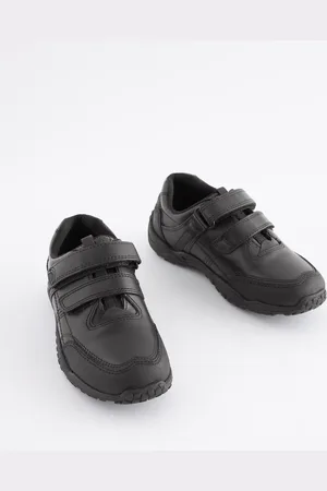 Next Standard Fit (F) School Leather Double Strap Shoes AU 6 (EU 39)