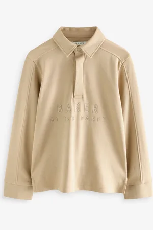 Ted Baker Shirt Long Sleeves 100% Cotton Polo Shirt 11 Years (146cm)