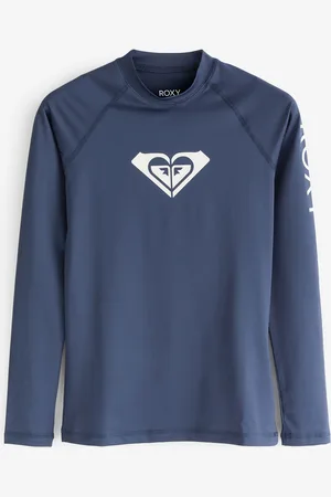 Roxy Blue Whole Hearted Long Sleeved Rash Vest XL