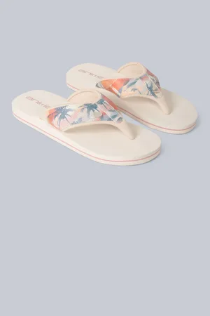 Animale Cream Womens Swish Flip Flops AU 8 (EU 39)