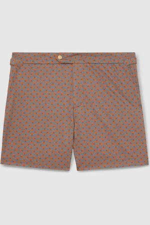 Reiss Caprio Geometric Print Swim Shorts M