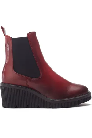 Moda In Pelle Audyn Crepe Wedge Chelsea Ankle Boots AU 6 (EU 37)