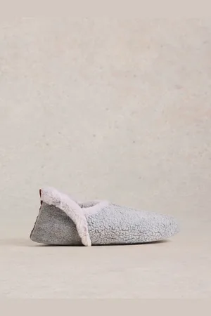 White Stuff Grey Reya Closed Back Slippers AU 5 (EU 35)
