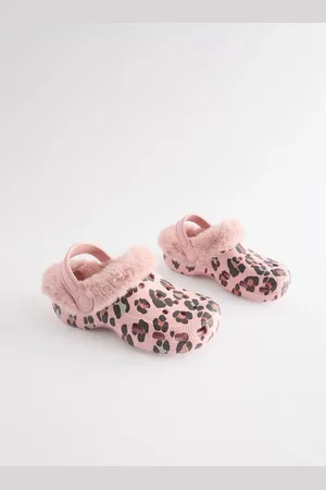 Next Pink Faux Fur Lined Clog Slippers AU 5 (EU 38)