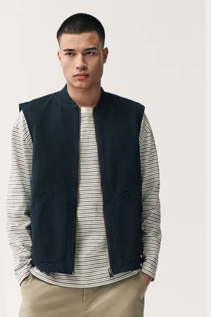 Next Black Canvas Worker Gilet M