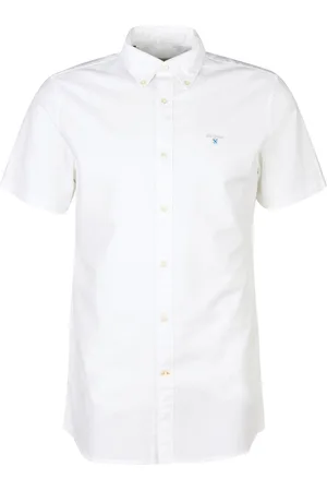 Barbour Oxtown Classic Short Sleeve Oxford 100% Cotton Shirt XL