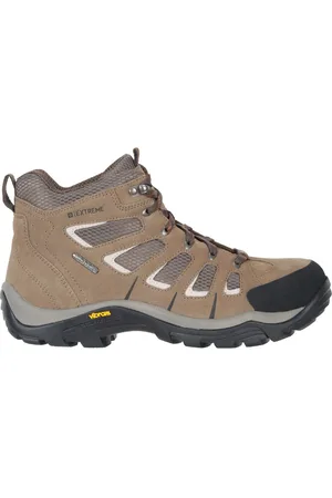 Mountain Warehouse Brown Mens Wide Fit Field Waterproof Vibram Walking Boots AU 11 (EU 45)