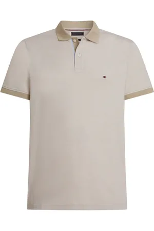 Tommy Hilfiger Regular Fit Striped Short Sleeve 100% Cotton Polo Shirt XL