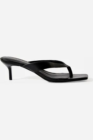 mint&berry Black Betty Flip Flops Heels AU 9 (EU 41)