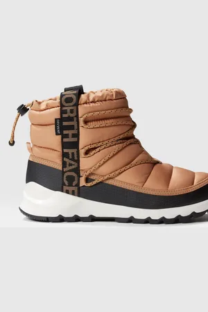 The North Face Brown Womens Thermoball Waterproof Lace Up Winter Boots AU 8 (EU 39)