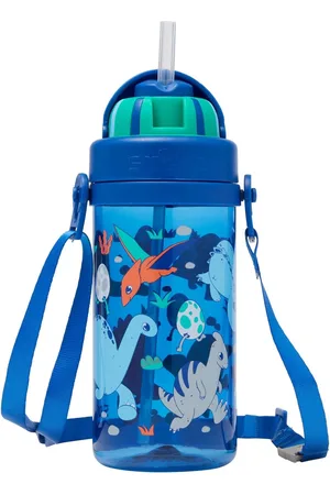 SMIGGLE Blue Out and About Teeny Tiny Drink Bottle With Strap 400Ml one