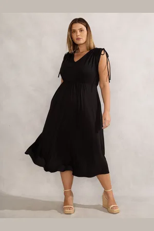 Live Unlimited London Curve Petite Drawstring Short Sleeve Dress 16