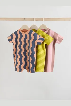 Next Bright Baby Rompers 3 Pack Up to 3 Months (62cm)