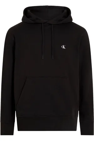 Calvin Klein Black 100% Cotton Painted Hoodie XL
