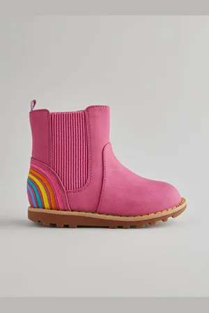 Little Bird Pink Rainbow Chelsea Boots AU 9 (EU 26.5)