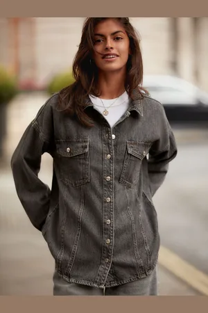 Next Seam Front Denim Shirt AU 14