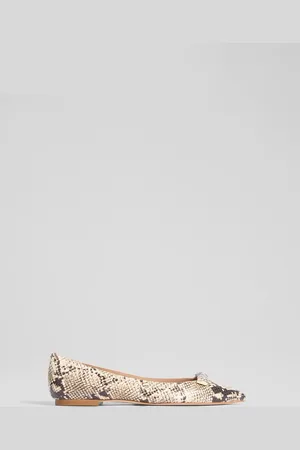 LK Bennett Blair Snake Effect Bar Trim Flats AU 7 (EU 38)