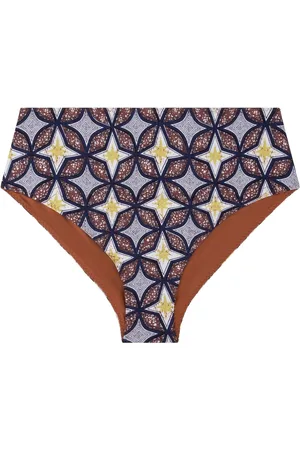 LOVE Stories Blue Pebbles High Rise Bikini Briefs M
