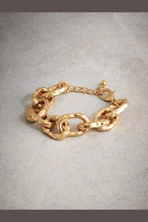 Next Gold Tone Tabitha Simmons x Yasmin Chunky Chain Bracelet One