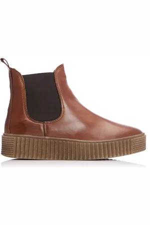 Moda In Pelle SH Illom Leather Chelsea Flexible Side Panel Boots AU 7 (EU 38)