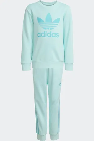 adidas Green Trefoil Crew Set 7