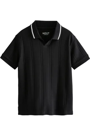 Next Textured Short Sleeve 100% Cotton Polo Shirt (3-16yrs) 7 Years (122cm)