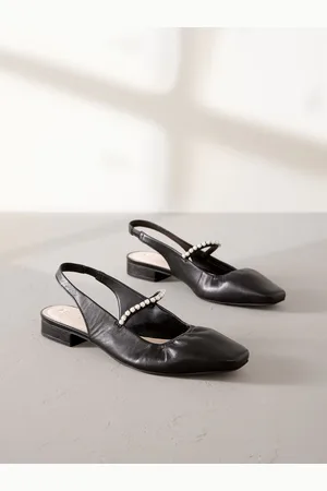 Next Signature Leather Square Toe Sling Back Mary Janes Shoes AU 9 (EU 41)