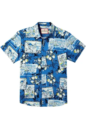 Joe Browns Postcard Print Summer Holiday Short Sleeve Shirt S