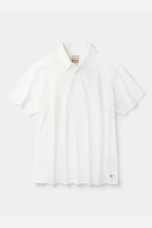 Aubin Blue Arnold Cotton Linen Polo Shirt M