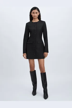 Anna Quan Tailored Button Through Mini Dress AU 6