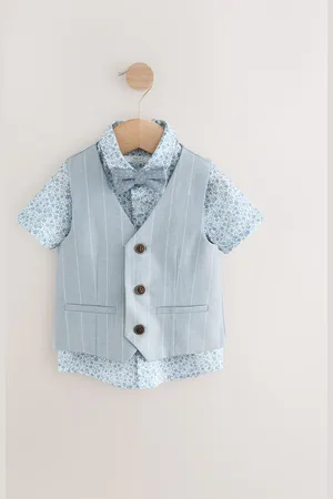 Next Waistcoat Shirt and Bowtie Set (3mths-9yrs) 4