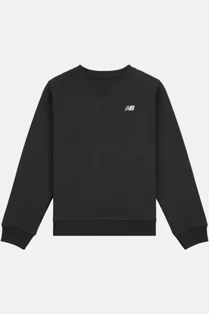 New Balance Black Boys Small Logo Sweatshirt 12