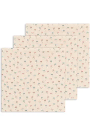 Konges Sløjd Natural Muslin 100% Organic Cotton Cloths 3 Pack one