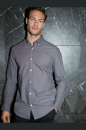 Threadbare Oxford Long Sleeve Shirt S