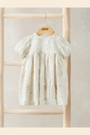 Mamas & Papas Embroidered Puff Sleeve Dress 2