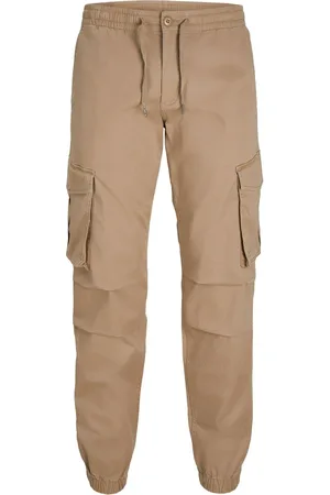JACK & JONES Brown Relaxed Fit Cargo Trousers M