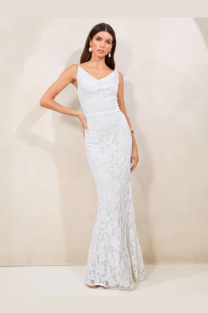Lipsy London Cowl Neck Sequin Maxi Dress AU 12