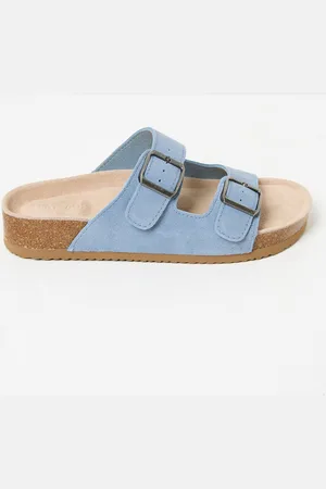 Fat Face Blue Leather Meldon Sandal AU 8 (EU 39)
