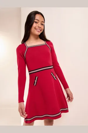 Lipsy London Tipped Knitted Dress (5-16yrs) 13 Years (158cm)