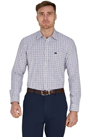 Raging Bull Long Sleeve Tattershall Brushed 100% Cotton Shirt S