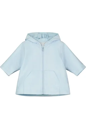 Emile et Rose Blue Jacket, Hood, pockets & 3D teddy on reverse 6 Months (68cm)