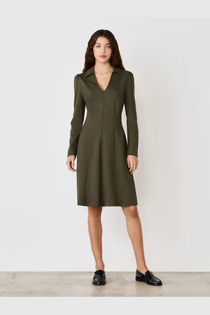 Finery London Bethany Ponte Jersey Knee Length Dress AU 10