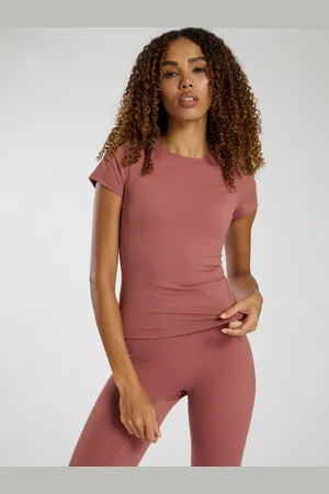 South Beach Pink Cap Sleeved T-Shirt S