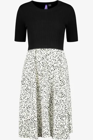 Séraphine & White Knitted Top Maternity & Nursing Dress AU 6