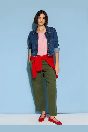 Baukjen Green Edith Cargo Trousers 14