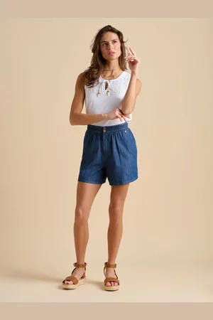 Brakeburn 100% Cotton Denim Beach Shorts AU 18