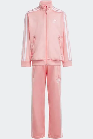adidas Adidas Pink Firebird Tracksuit 5